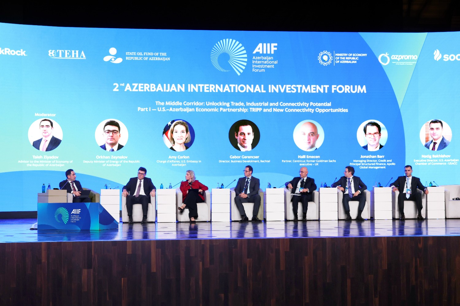 Panel Session on “The Middle Corridor: Regional Trade, Connectivity and Value Chains” Held as Part of the Second Azerbaijan International Investment Forum
